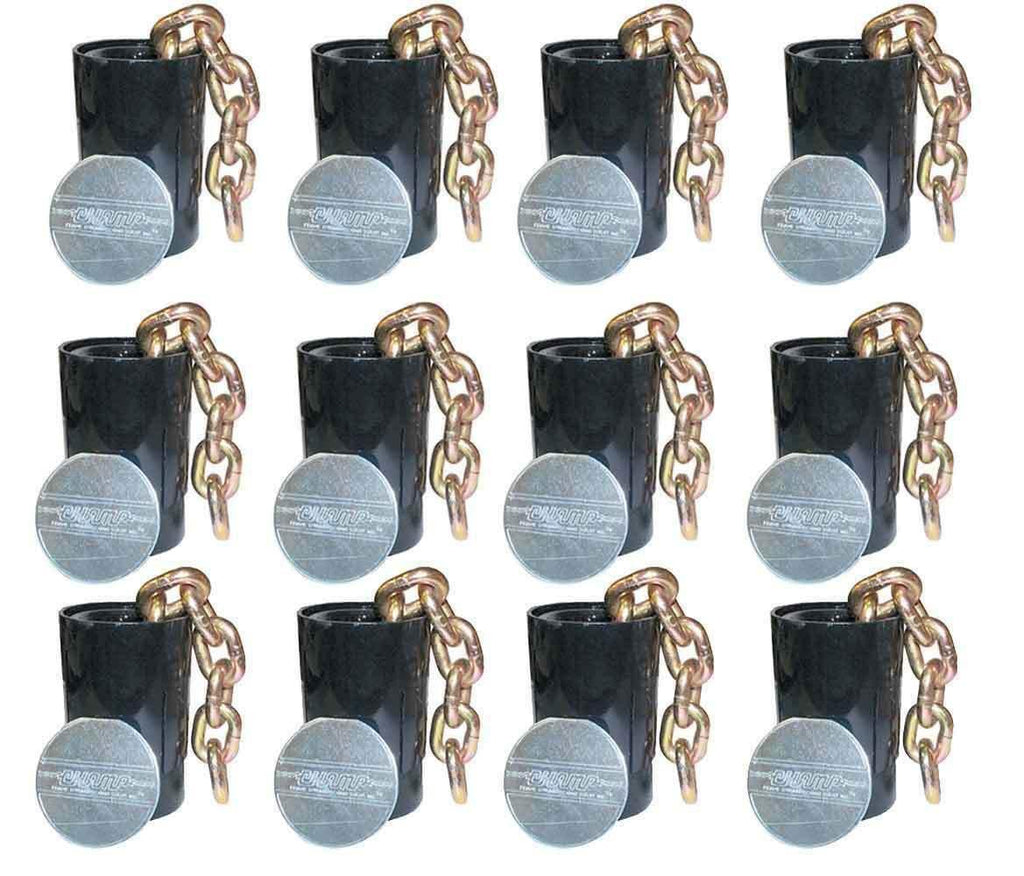 12ct Champ Anchor Pots 1600 & Floor Plates 1677 for Frame Machine / Pulling Post