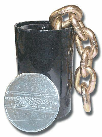 12ct Champ Anchor Pots 1600 & Floor Plates 1677 for Frame Machine / Pulling Post