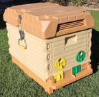 apimaye insulated 7 frame langstroth nucleus bee hive nuc queen castle