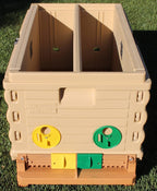 apimaye insulated 7 frame langstroth nucleus bee hive nuc queen castle