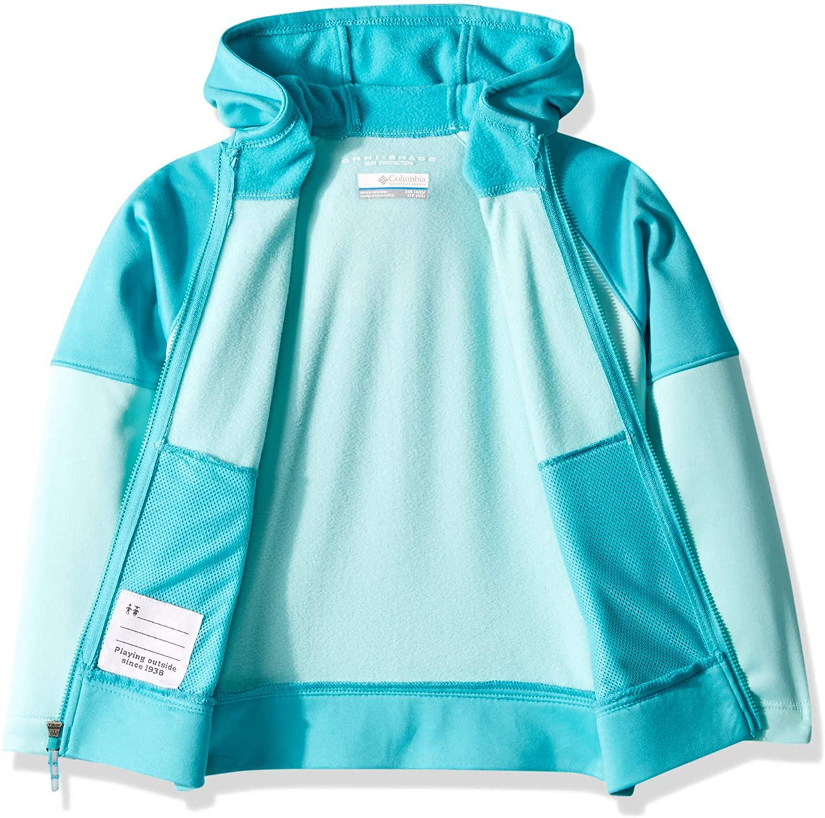 Kids Everyday Easy Full Zip Fleece (Little Kids/Big Kids) Gulf Stream/Geyser