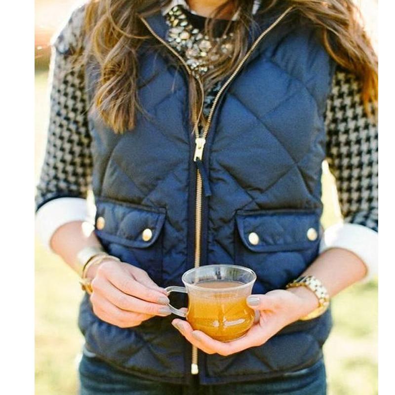 Windproof Warm Sleeveless Vest Waistcoats For Ladies