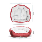 Animal Planet Orthopedic Luxury Dog Bed - Premium Memory Foam Pet Dog Sofa Bed Lounger with Washable Cover, Larand Jumbo - for Dogs &amp; Cats