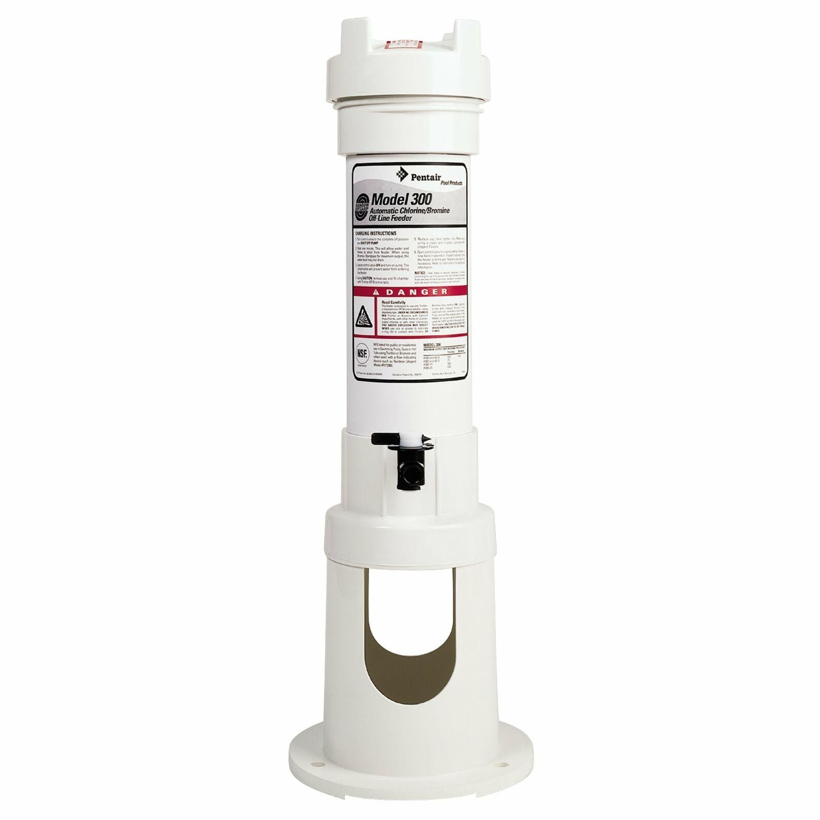 pentair r171016 rainbow 300 automatic chlorine/bromine feeder