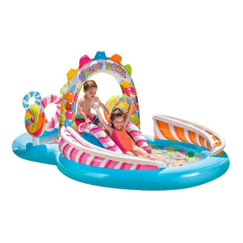 Seaich - Candy Zone Retail - Candy Zone Inflatable Kids Pool, Multi color, PVC