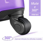 Expandable 3 Piece Sets with TSA Lock, Lightweight Hardside Luggage with Spinner Wheels, Orang Purple, One_Size