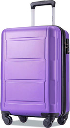 Expandable 3 Piece Sets with TSA Lock, Lightweight Hardside Luggage with Spinner Wheels, Orang Purple, One_Size