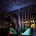Red, Green and Blue Laser Christmas Projector Lights Outdoor, Motion Firefly with Remote Control and Cable Lock