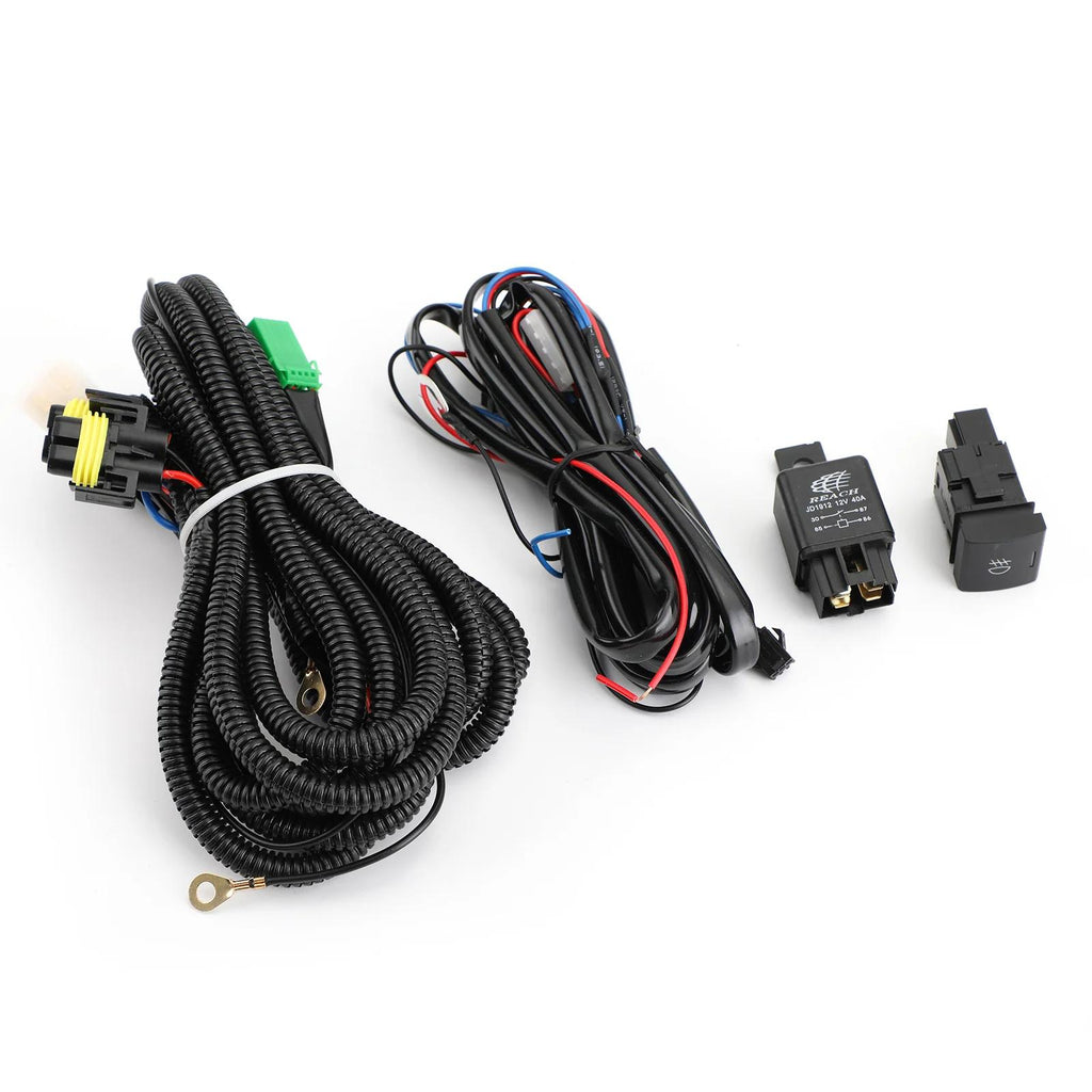 LED DRL Turn Signal Lamp Fog Light Wiring Refit For Toyota Camry SE XSE 18-19 Generic