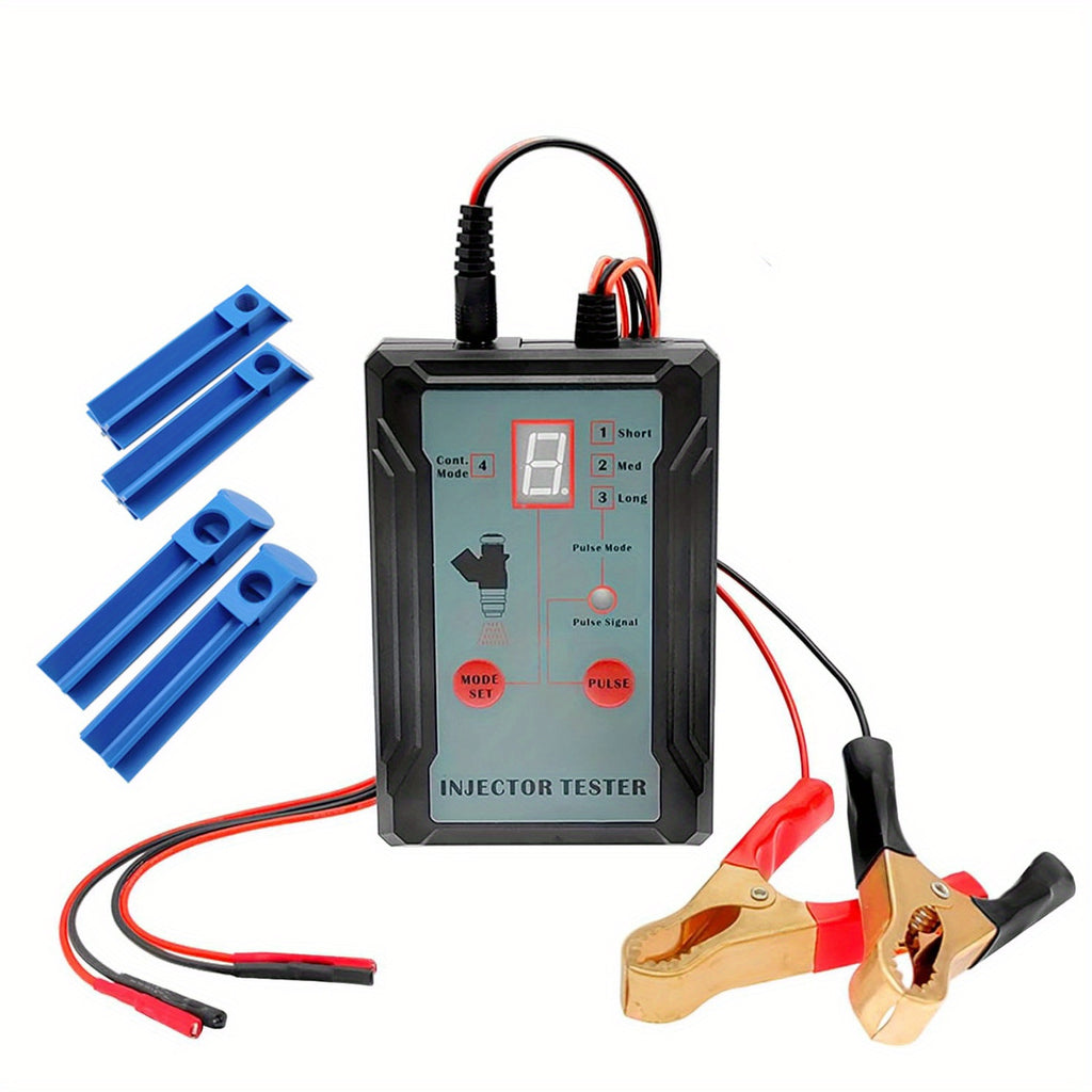 Fuel Injector Tester And Adapter For Diagnosis Cleaning Of Injectors DIY Cleaning Tool Kits Switchable Short-circuit Protection