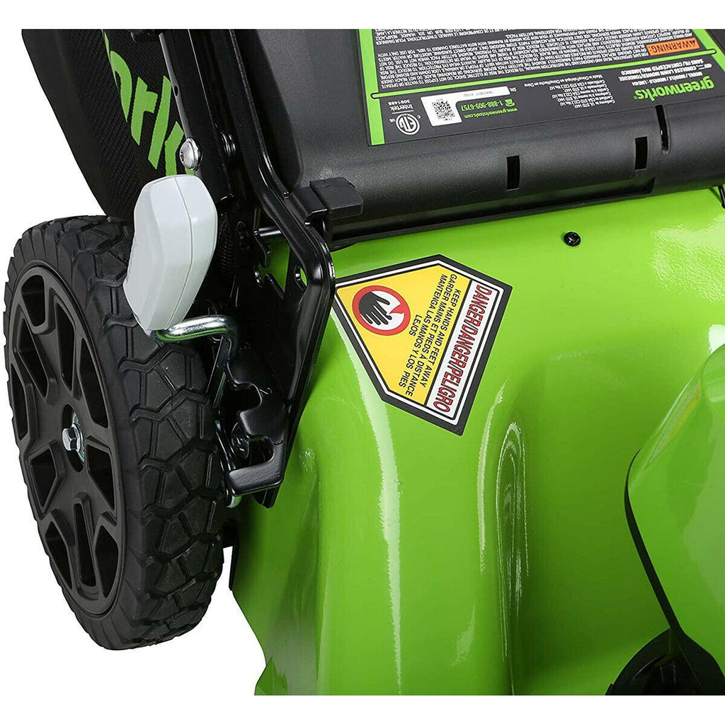 48V 20 inch Cordless Lawn Mower with 2x 4Ah Battery and Dual Charger