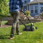 48V 20 inch Cordless Lawn Mower with 2x 4Ah Battery and Dual Charger