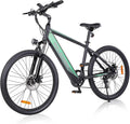 GELEISEN Electric Bike Electric Mountain Bike 26", 350W Electric Bikes for Adults with 36V/10Ah Removable Battery, Lightweight Ebike with Smart LCD Display, Suspension Fork and  7 Speed Gears