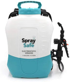 Spray Safe - Electrostatic Backpack Sprayer - Professional Grade (8-Liter / 2-Gallon) - Total 360 Coverage for Disinfectants, Pesticides, Sanitizers, Degreasers