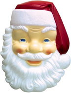 Christmas Lar3 Foot Santa Face Lighted Blow Mold Holiday Decoration