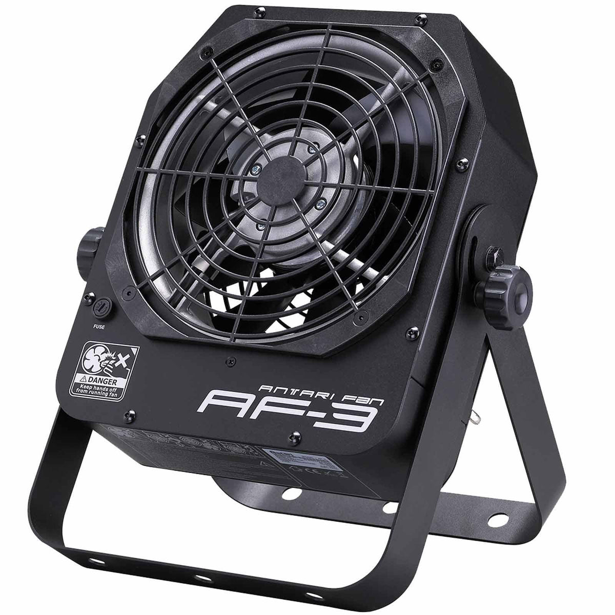 Antari AF-3X Compact Lightweight Viable Speed DMX Fan with Padded Shell Carry Case Package