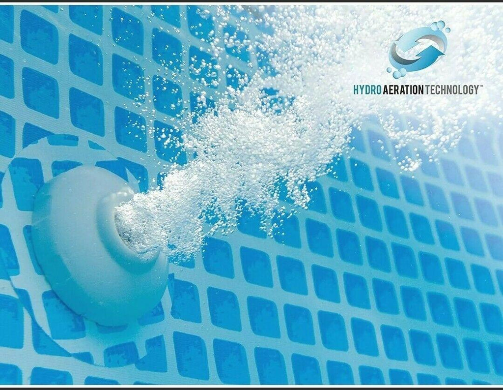 intex 28637eg 1000 gph easy set above ground swimming pool filter pump system