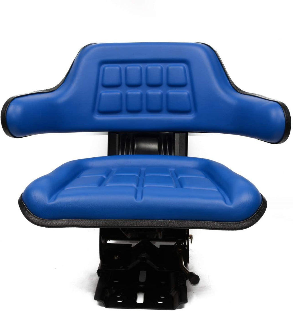 universal tractor suspension seat sliding rails adjustable,waffle style,fits for john deere,ford/new holland,massey ferguson,kubota (blue)
