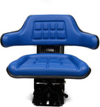 universal tractor suspension seat sliding rails adjustable,waffle style,fits for john deere,ford/new holland,massey ferguson,kubota (blue)