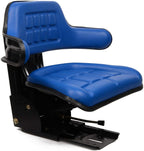 universal tractor suspension seat sliding rails adjustable,waffle style,fits for john deere,ford/new holland,massey ferguson,kubota (blue)