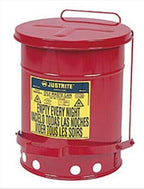 10-Gallon Oily Waste Can for General Use Justrite 09300 JUS