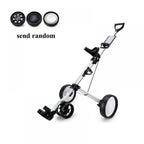 Professional Folding Golf Bag Trolley Outdoor Sports Travel Airport BaggaCheck Carrier Cart Stroller Golf Pitch Tool Supplies