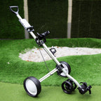 Professional Folding Golf Bag Trolley Outdoor Sports Travel Airport BaggaCheck Carrier Cart Stroller Golf Pitch Tool Supplies