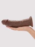 King Cock Girthy Ultra Realistic Suction Cup Dildo 8.5 Inch, Flesh Brown | Flesh Brown