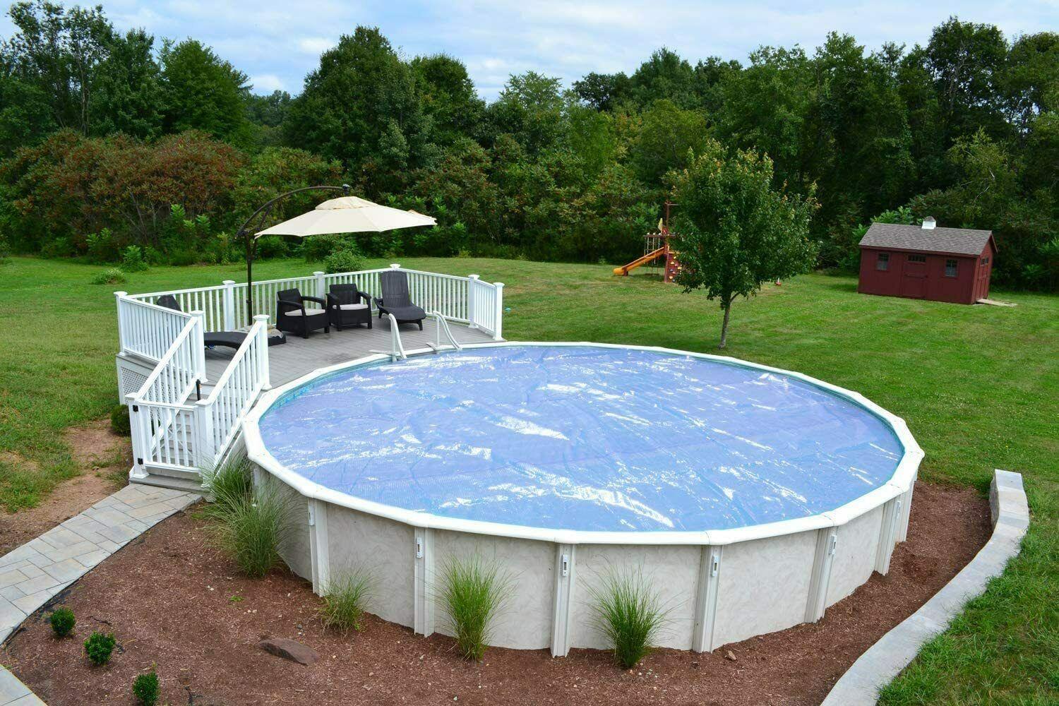 sun2solar 12' x 28' rectangle swimming pool solar blanket cover - 1200 series