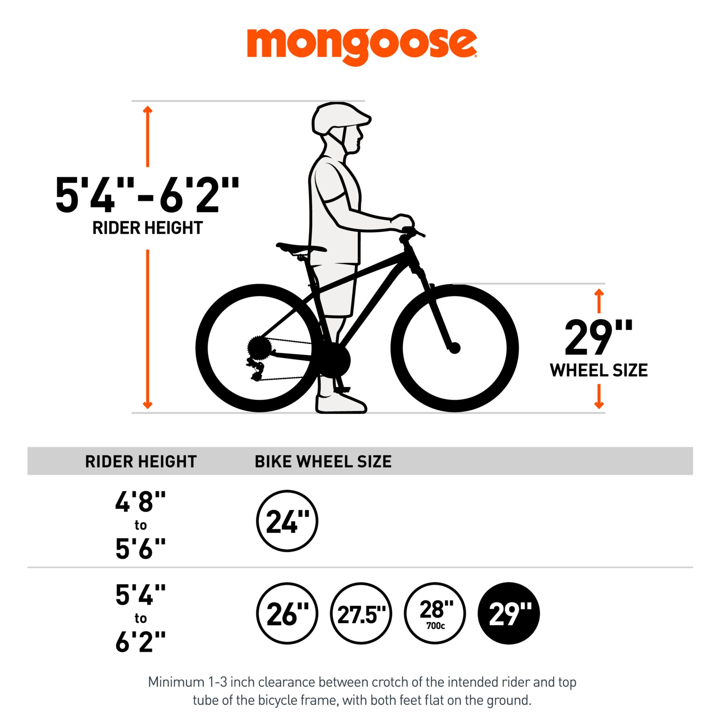 Mongoose XR-PRO Men's Mountain Bike, 29-inch wheels, 24 speeds, Black