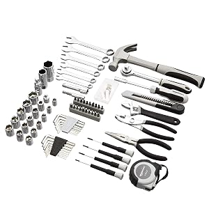 173-Piece General Household Hand Tool Set with StoraCase, Portable Tool Kit for Home Maintenance and Everyday Repairs