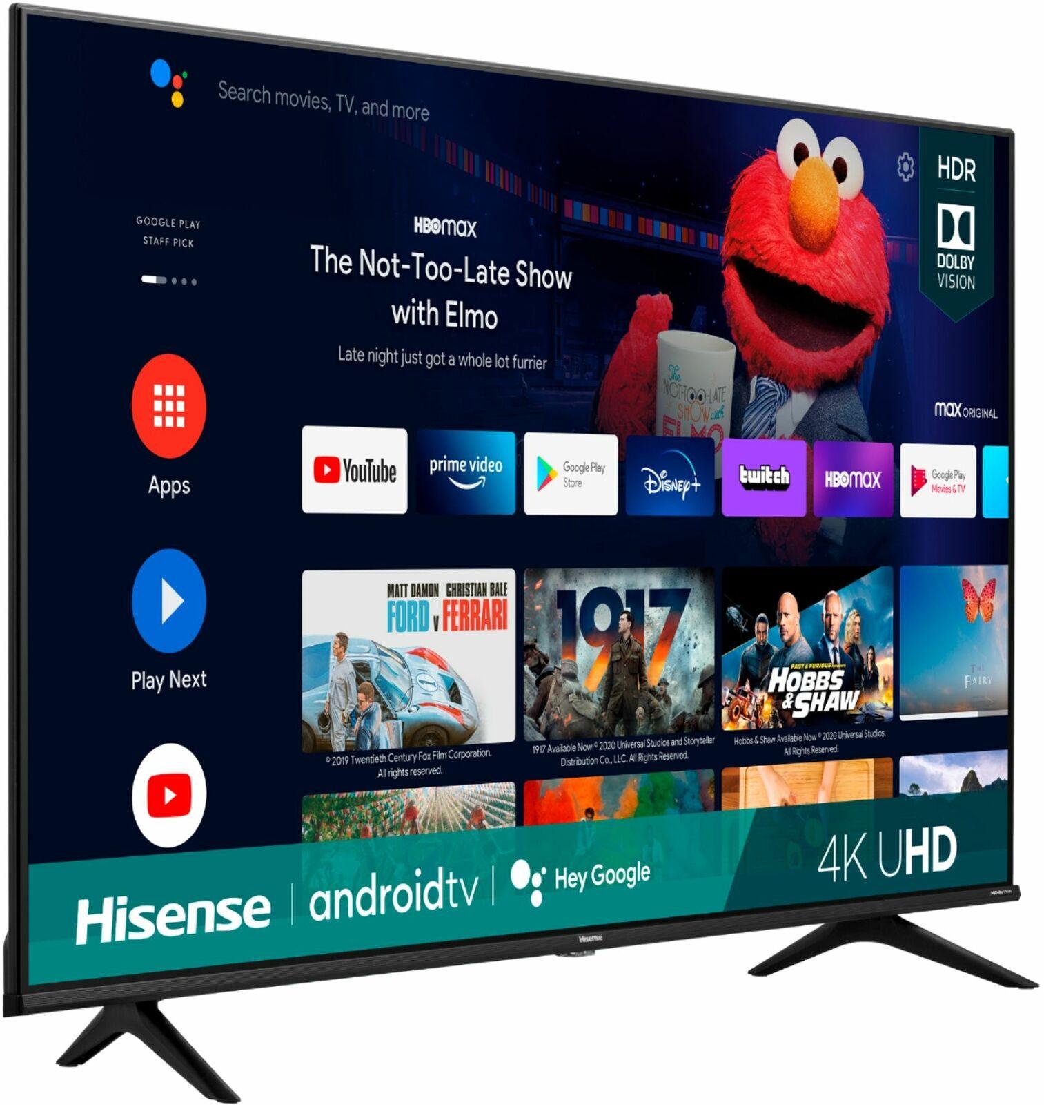 hisense 43" a6g series 4k ultra hd android smart tv - 2021 model
