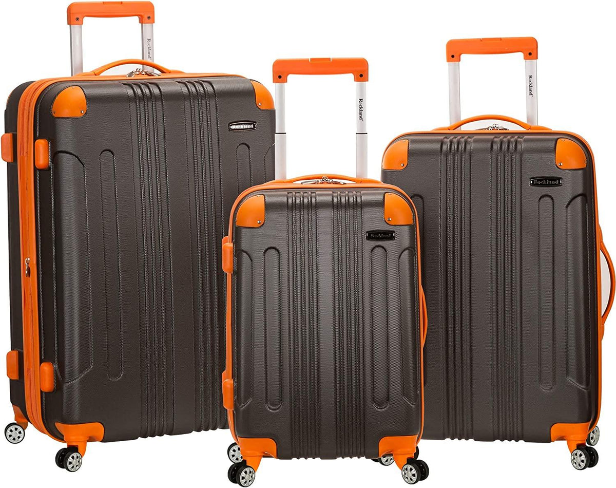 London Hardside Spinner Wheel Luggage, Charcoal, 3-Piece Set (20/24/28)