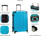 London Hardside Spinner Wheel Luggage, Charcoal, 3-Piece Set (20/24/28)