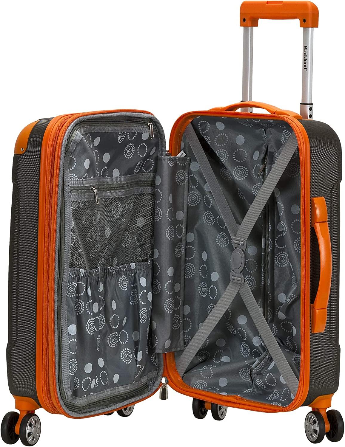 London Hardside Spinner Wheel Luggage, Charcoal, 3-Piece Set (20/24/28)