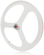 DNYSYSJ 700c 3 Spoke Fixed Gear Bike Rims Set Single Speed Bike Front&amp;Rear Set White