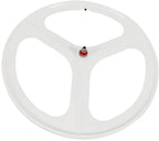 DNYSYSJ 700c 3 Spoke Fixed Gear Bike Rims Set Single Speed Bike Front&amp;Rear Set White
