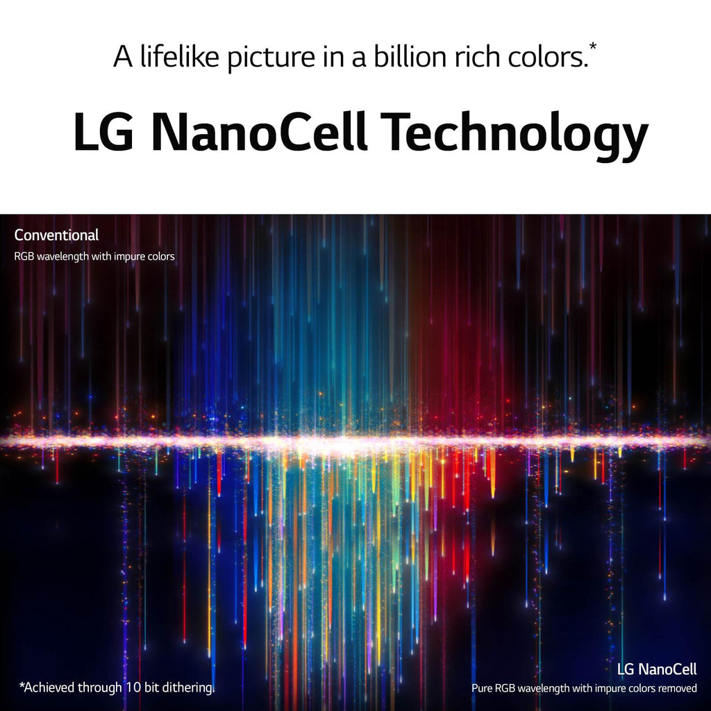 2021 lg tv 43-inch class 4k uhd smart nanocell television ai thinq fast