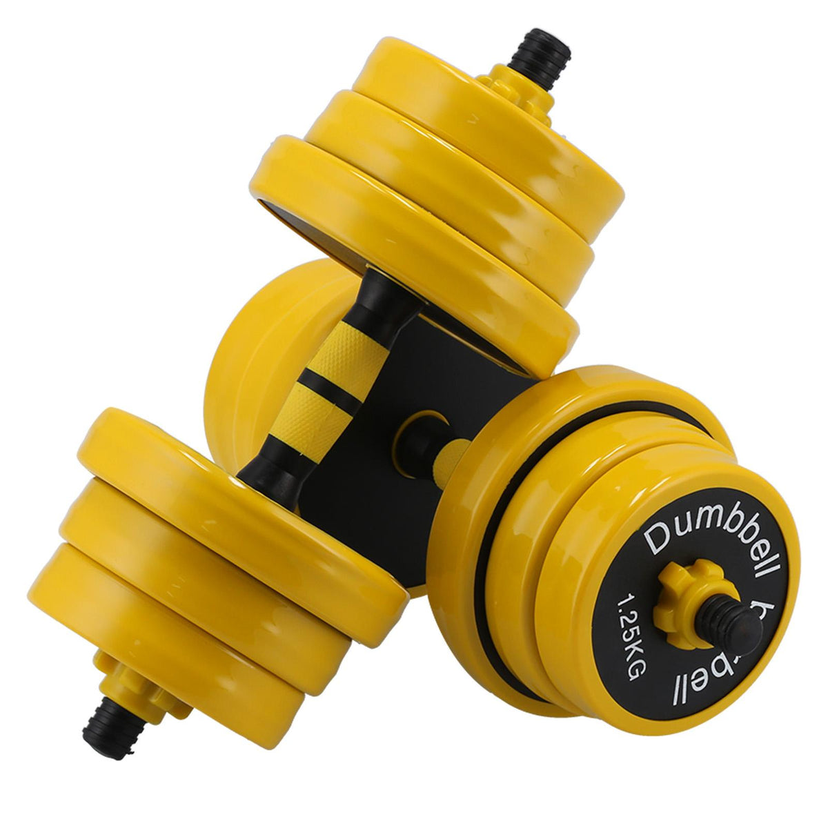 YLSHRF 20KG Dumbbell Set 2 in 1 Adjustable Weights Dumbbells Set for Home Gym Fitness Workout,Dumbbell Set,Adjustable Weights Dumbbell