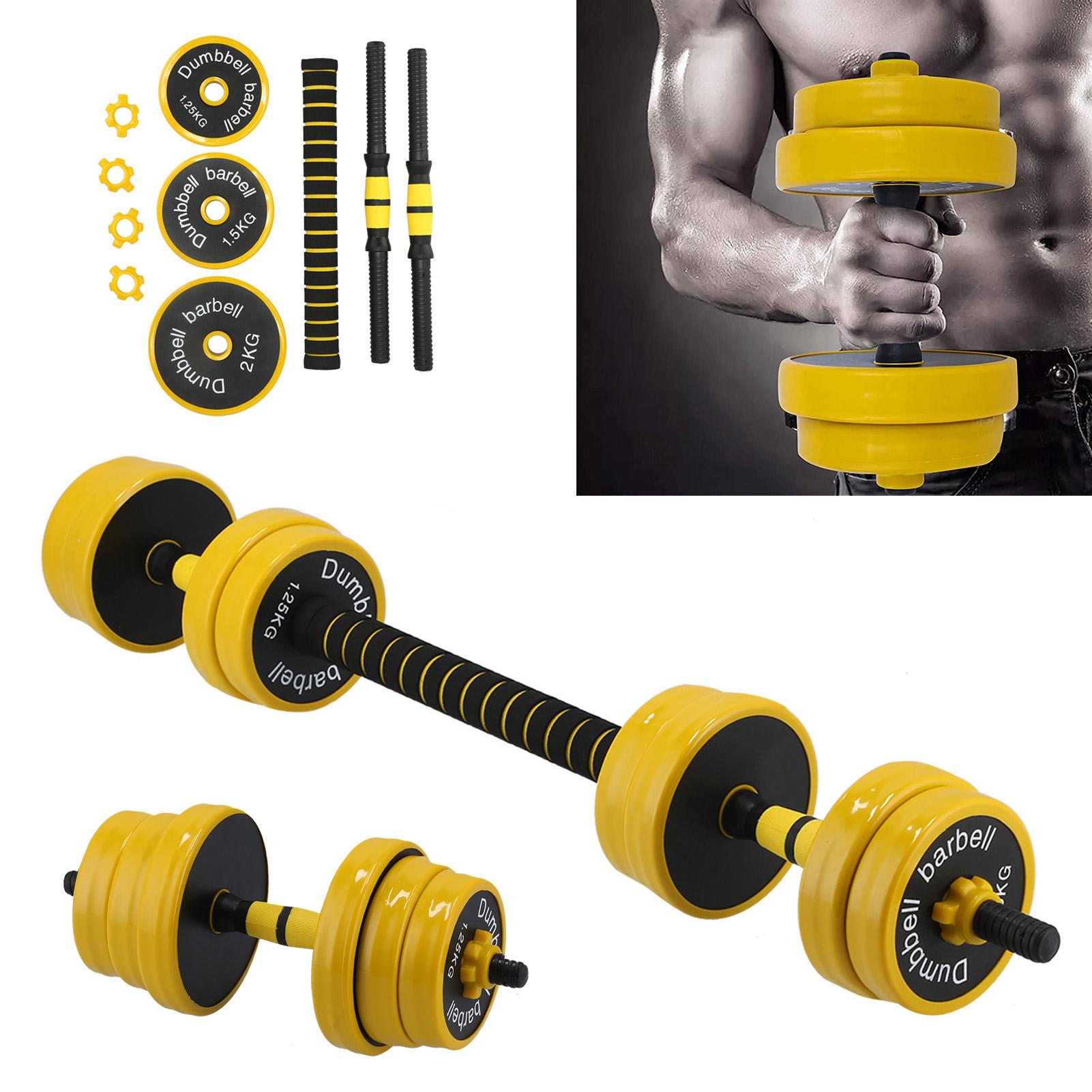 YLSHRF 20KG Dumbbell Set 2 in 1 Adjustable Weights Dumbbells Set for Home Gym Fitness Workout,Dumbbell Set,Adjustable Weights Dumbbell