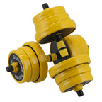 YLSHRF 20KG Dumbbell Set 2 in 1 Adjustable Weights Dumbbells Set for Home Gym Fitness Workout,Dumbbell Set,Adjustable Weights Dumbbell