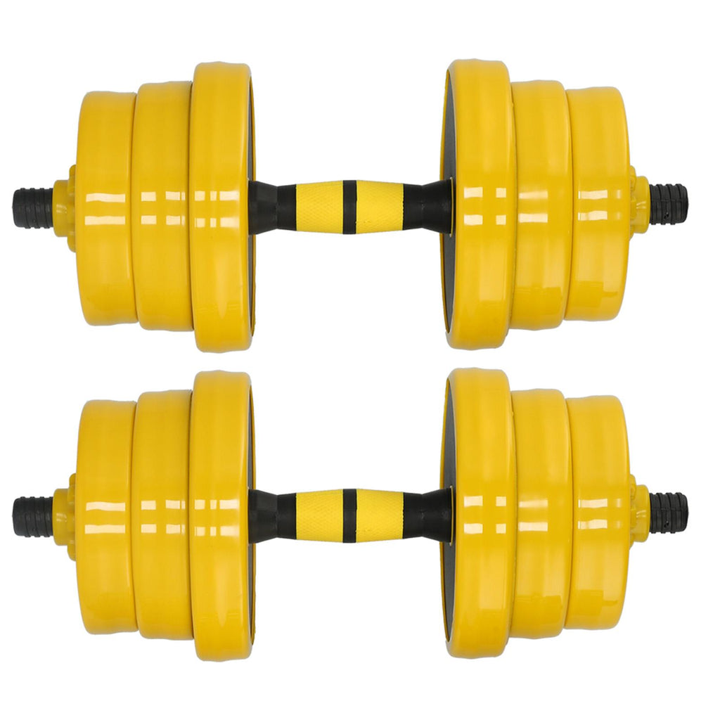 YLSHRF 20KG Dumbbell Set 2 in 1 Adjustable Weights Dumbbells Set for Home Gym Fitness Workout,Dumbbell Set,Adjustable Weights Dumbbell