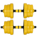 YLSHRF 20KG Dumbbell Set 2 in 1 Adjustable Weights Dumbbells Set for Home Gym Fitness Workout,Dumbbell Set,Adjustable Weights Dumbbell