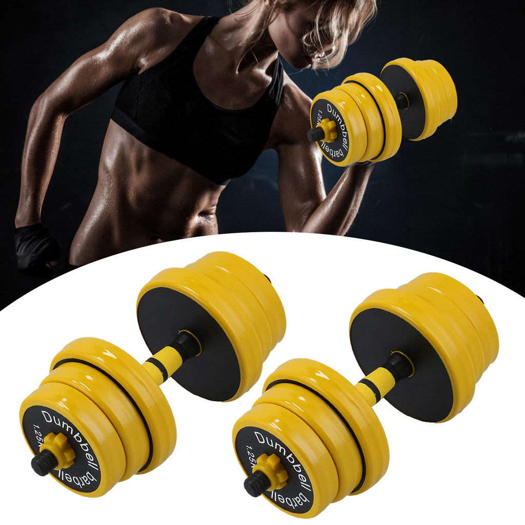 YLSHRF 20KG Dumbbell Set 2 in 1 Adjustable Weights Dumbbells Set for Home Gym Fitness Workout,Dumbbell Set,Adjustable Weights Dumbbell