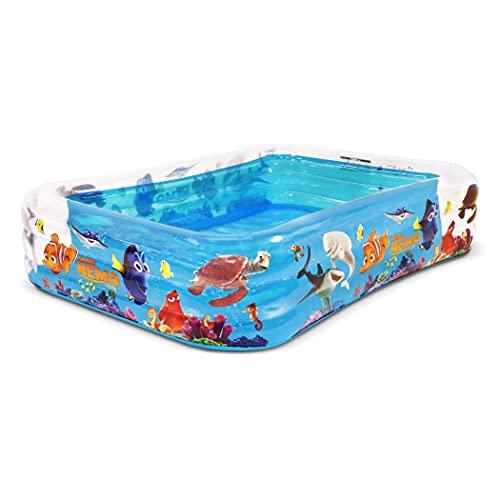 GoFloats Disney Pixar 8’ x 6’ Inflatable Pool Swimming Pool for Kids and Adults – Choose Between Cars, Frozen, Finding Nemo and
