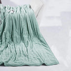 Electric Blanket Heated Throw Size Blanket With Dual Controllers 84"X90" 5+1 High Heat Settings&amp;10Hrs Auto Off Home Office Use (Apple Green)