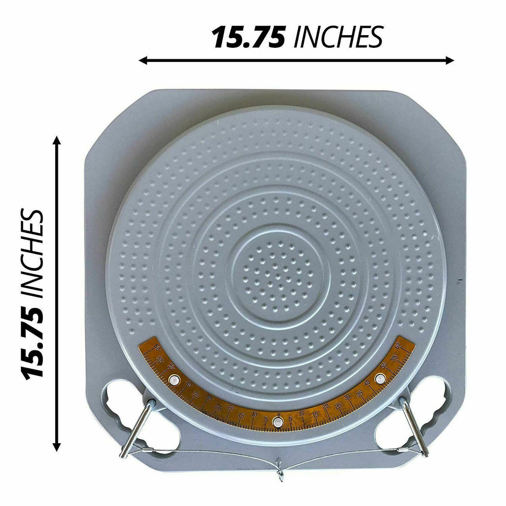 2 Wheel Alignment Turntable Turn Plates 10,000 Pounds Capacity + bridblocks