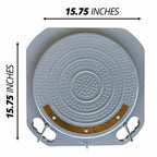 2 Wheel Alignment Turntable Turn Plates 10,000 Pounds Capacity + bridblocks