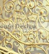 French Iron WHITE SCROLL Dog Pet Cat Bed Victorian Antique Fleur de Lis European by Intelligent