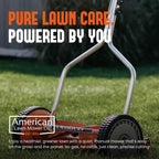 American Lawn Mower 1204-14 14-Inch 4-Blade Push Reel Lawn Mower, Red